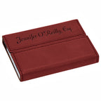 Personalized Rose Business Card Case