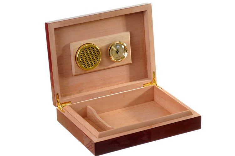 Man Cave Piano Finish 30 Cigar Humidor