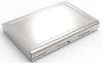 Polished Steel Engraved Business Card Case/File - Executive Gift Shoppe