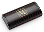 Split Monogram Executive Black & Silver Personalized Ballpoint Pen & Pencil Set