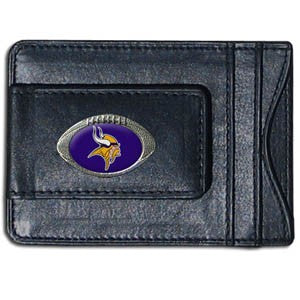NFL Leather Wallet & Money Clip - Executive Gift Shoppe