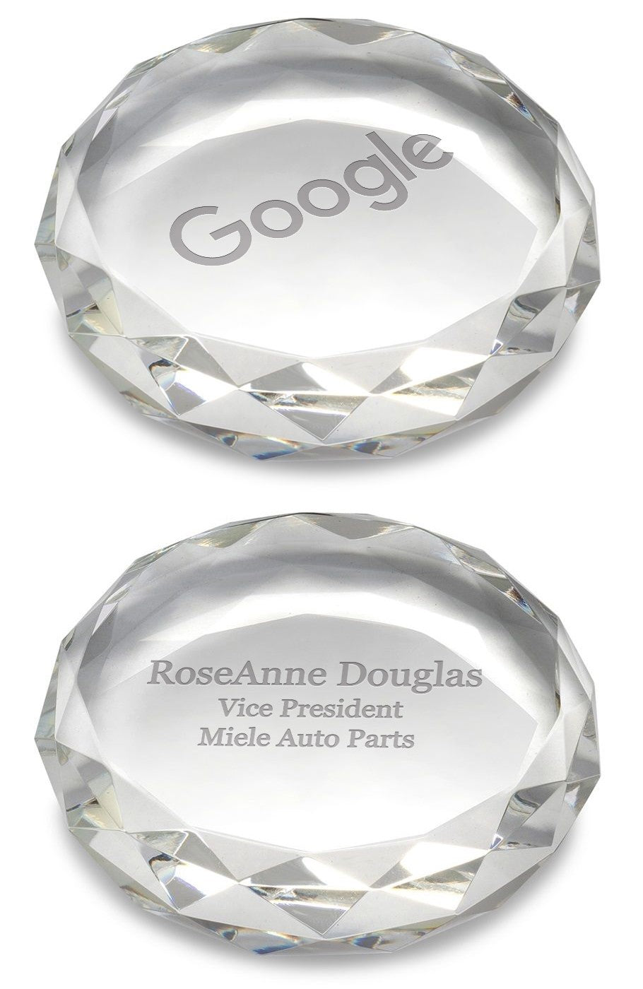 Premier Crystal Round Paper Weight