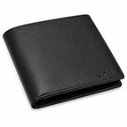 Executive Collection RFID Blocking Black Leather Hipster Wallet