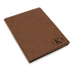 Brown Portfolio & Notebook with Roman Monogram