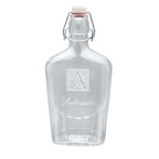 Monogram 17 Oz Vintage Glass Flask - Executive Gift Shoppe