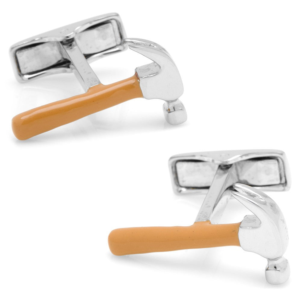 Sterling Silver Hammer Cufflinks