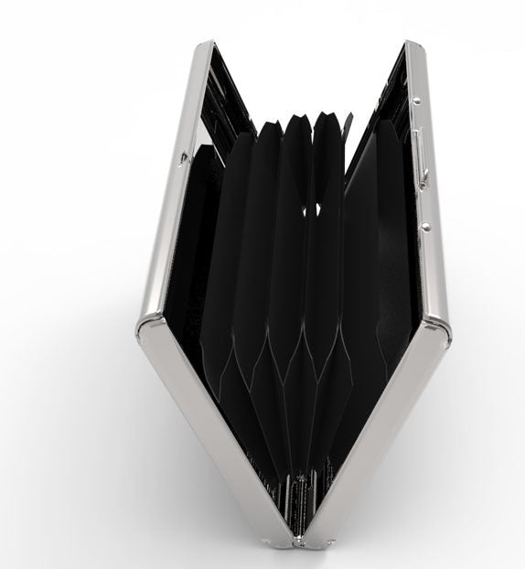 Black Leather Engraved Business Card Case - Executive Gift Shoppe