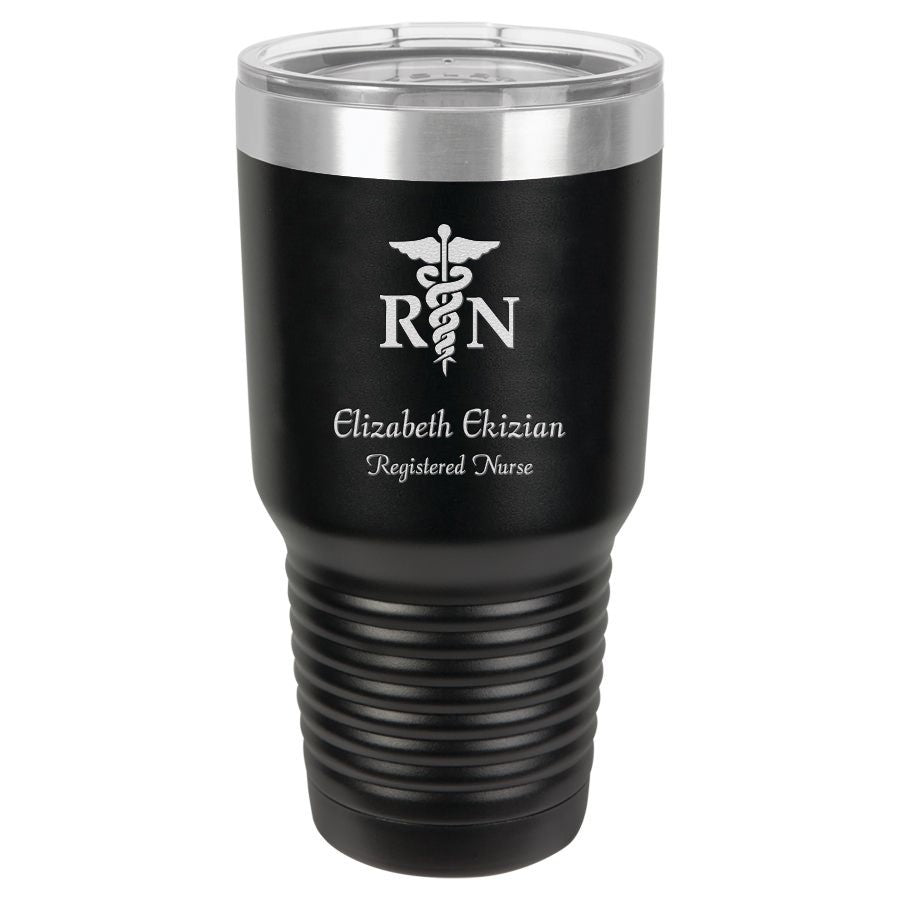 Nurse Emblem Personalized 30 Ounce Tumbler