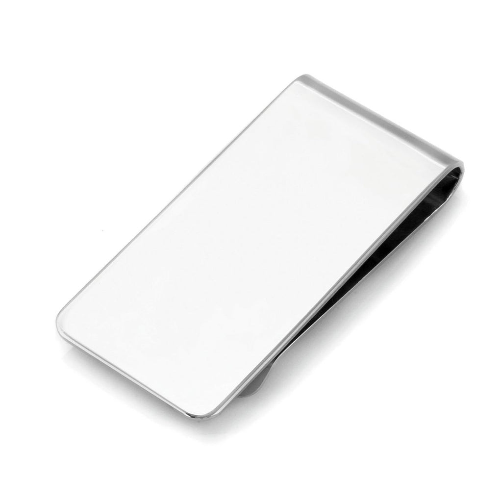 Sterling Silver Wide Width French Fold Money Clip - Executive Gift Shoppe