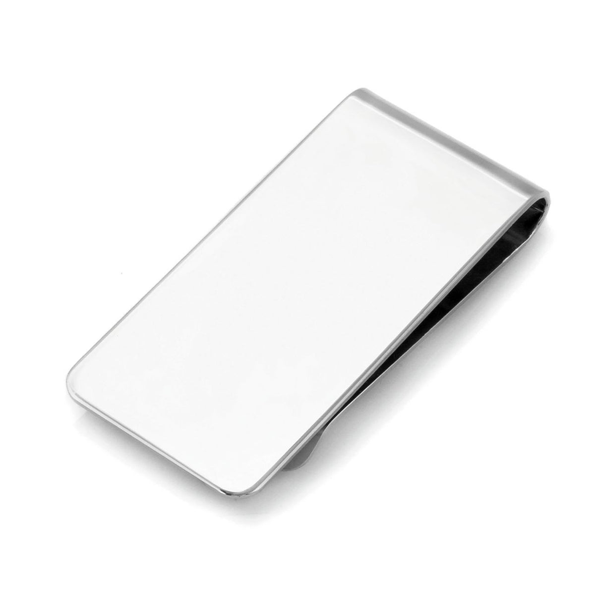 Sterling Silver Wide Width French Fold Money Clip - Executive Gift Shoppe