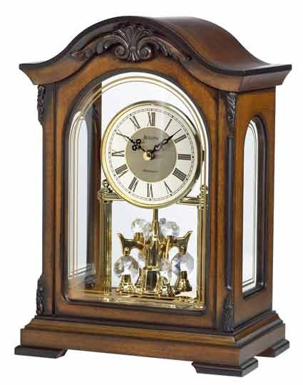 Durant Personalized Chiming Mantel Clock By Bulova