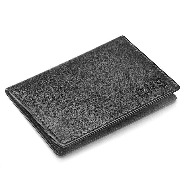 Genuine Leather Double Window ID Case - Executive Gift Shoppe