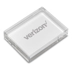 Crystal Clear Rectangular Paperweight with Free Laser Engraving