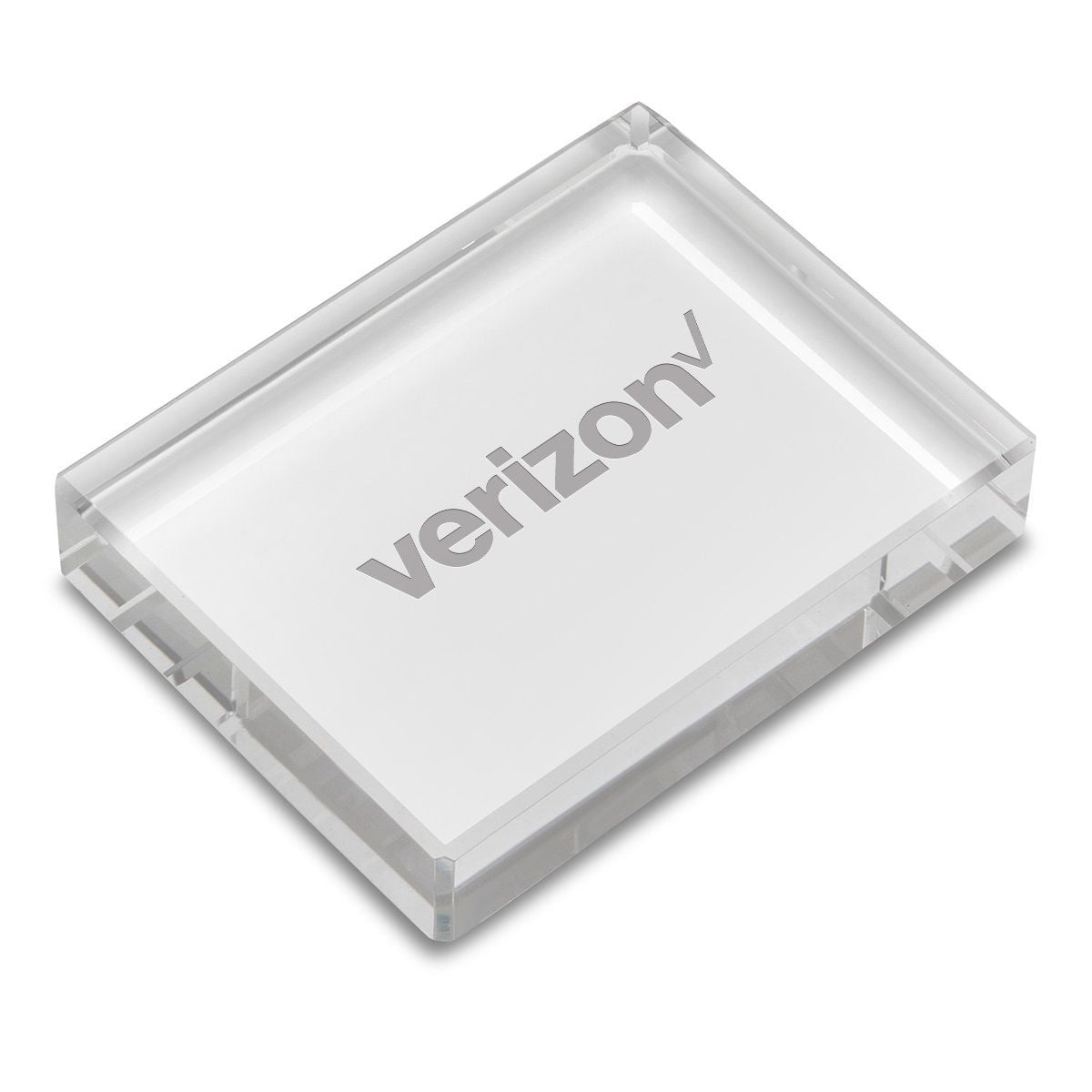 Crystal Clear Rectangular Paperweight with Free Laser Engraving