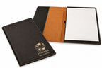 World's Best Teacher Black Leatherette Portfolio & Pad Holder