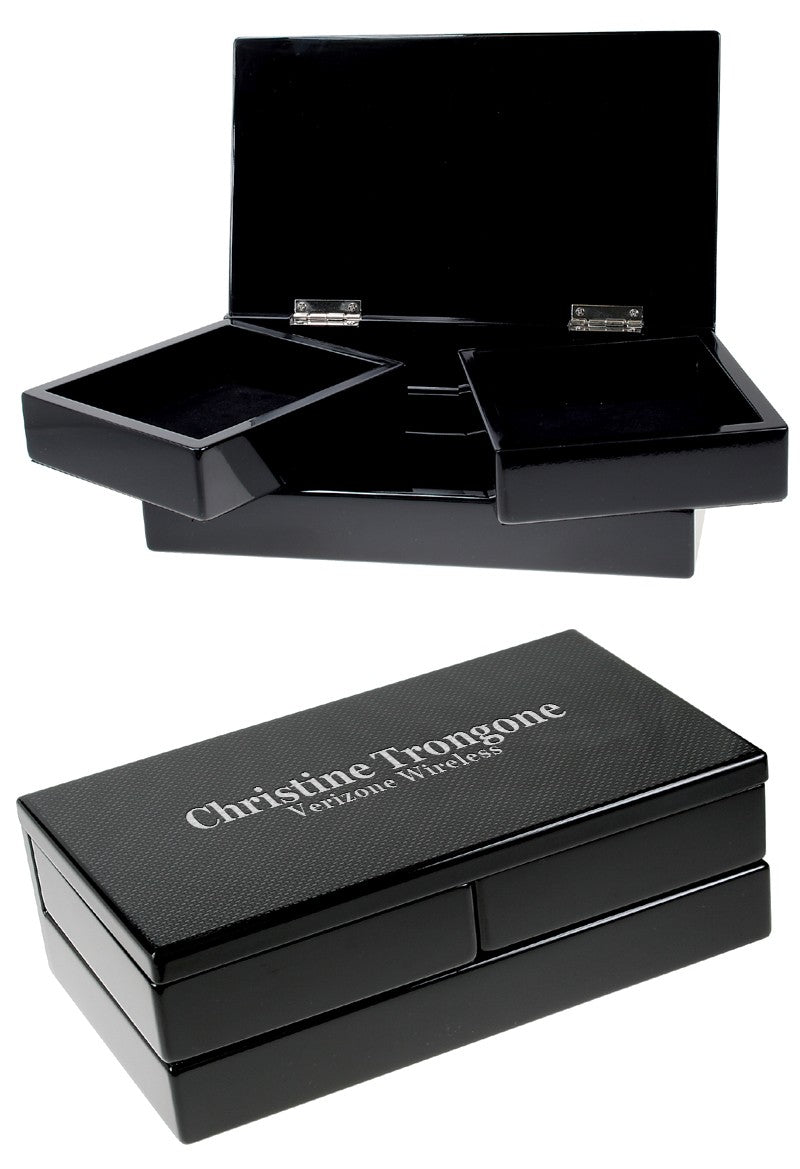 Carbon Fiber Keepsake and Stationery Box