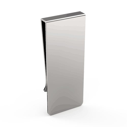 Engraved Streamline Money Clip With Free Engraving
