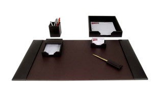 6 Piece Econo-Line Leather Desk Set