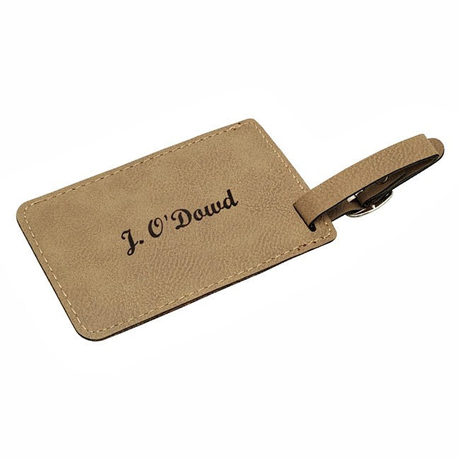 Personalized Leatherette Luggage Tag