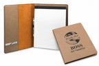 World's Best Boss Brown Leatherette Portfolio & Pad Holder
