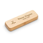 Hockey Themed Personalized Bamboo Pen and Box Set