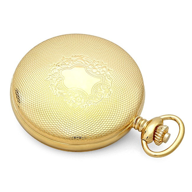 Gold Mechanical Charles Hubert Pocket Watch & Chain #3861-G - Executive Gift Shoppe