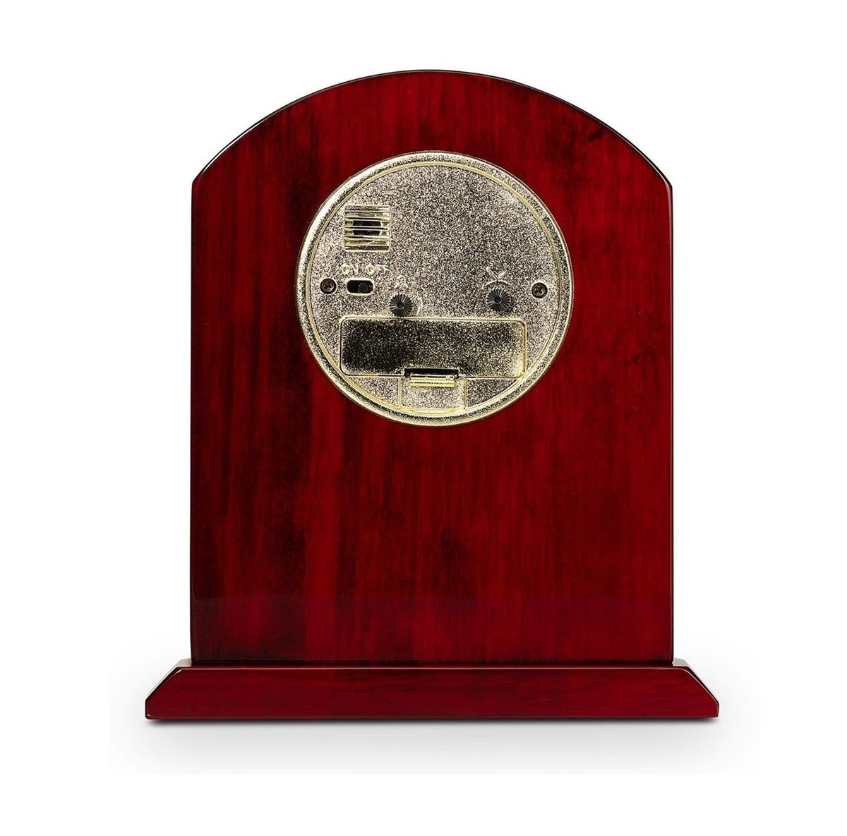Elite Collection Nurse Theme Personalized Rosewood Desk Clock With Gold Accents