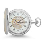 Two Tone Mechanical Charles Hubert Pocket Watch & Chain #3860 - Executive Gift Shoppe