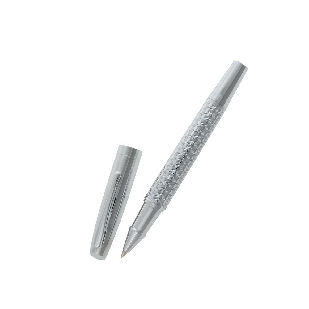 Personalized Diamond Cut Rollerball Pen