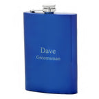 Vibrant Blue Personalized Flask - Executive Gift Shoppe