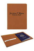 Personalized Rawhide Passport Holder