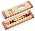 Space Force Theme Personalized Maple & Rosewood Engraved Pen and Box