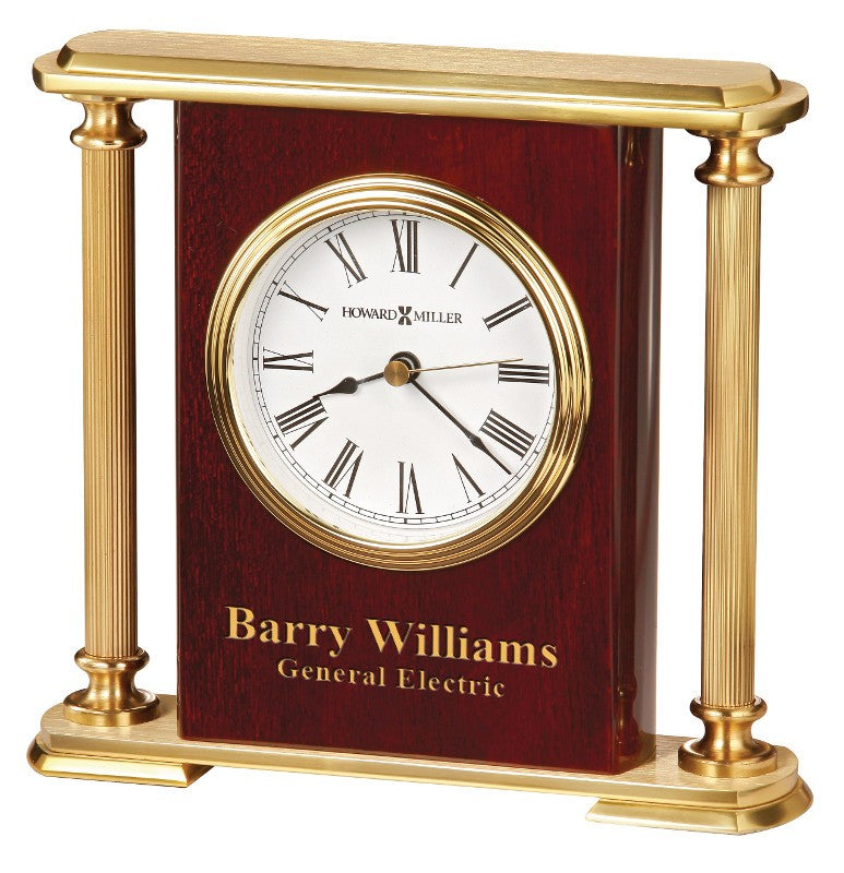 Rosewood Encore Bracket Table Clock by Howard Miller