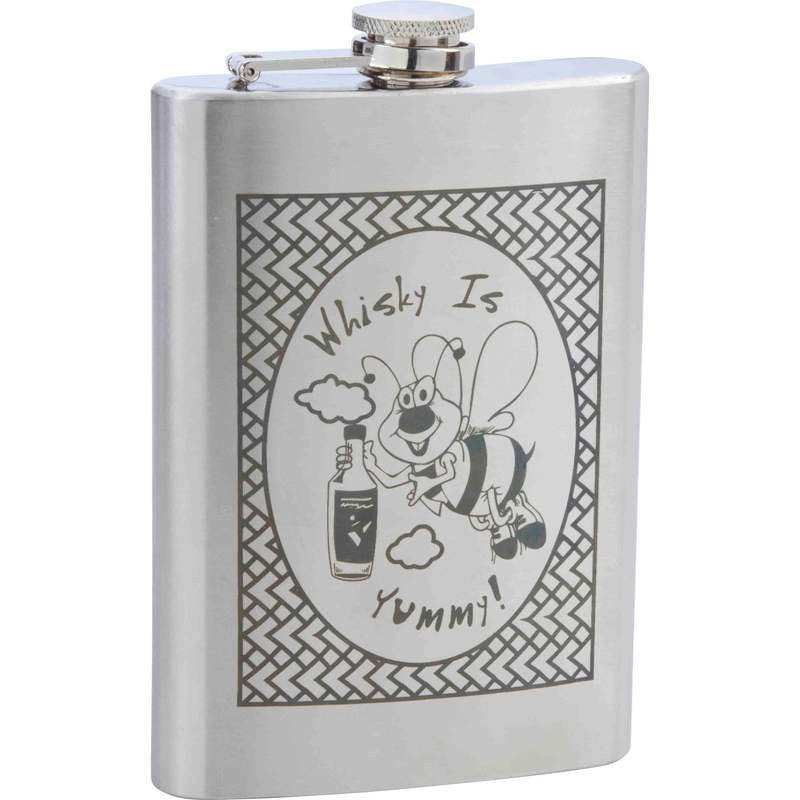 Whiskey Is Yummy Flask - Executive Gift Shoppe
