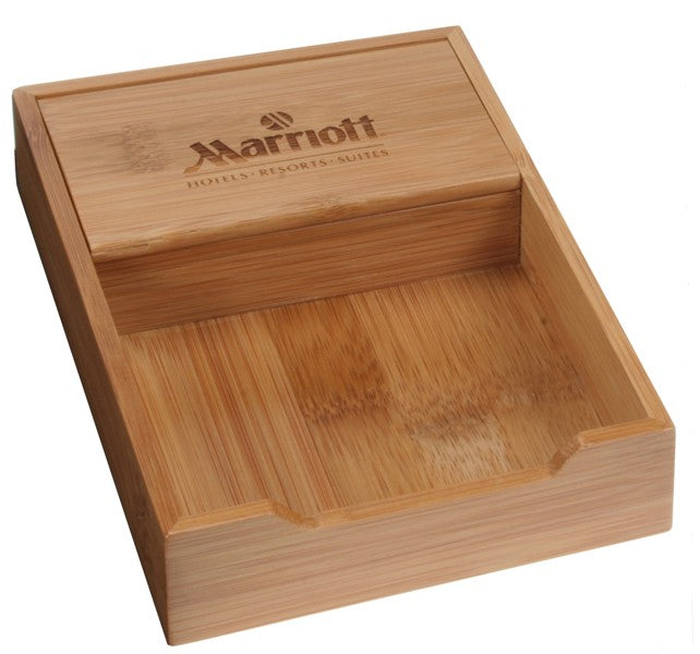 Bamboo Note Pad Holder