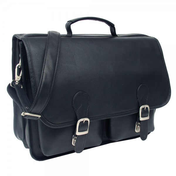 Executive Two Pocket Laptop Portfolio by Piel Leather - Free Personalization