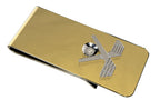 Crossing Golf Clubs French Fold Money Clip - Executive Gift Shoppe