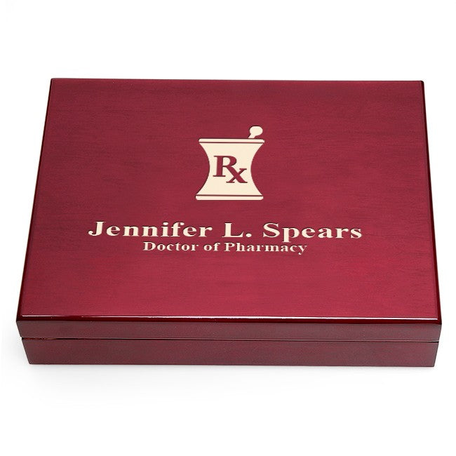 Personalized Pharmacist Theme Humidor