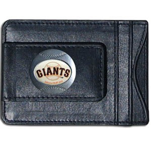 MLB Leather Wallet & Money Clip - Executive Gift Shoppe