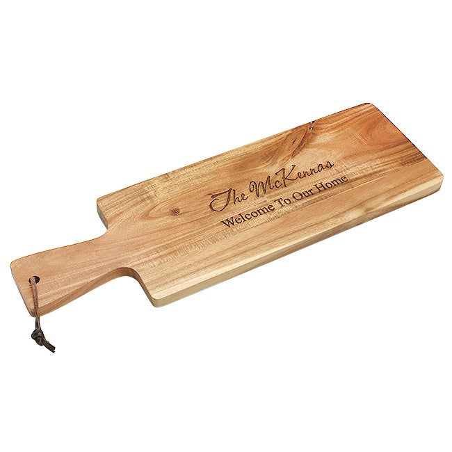 Personalized Acacia Wood Bread Board