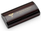Chiropractor Theme Personalized Two Piece Pen Set with Wood Box