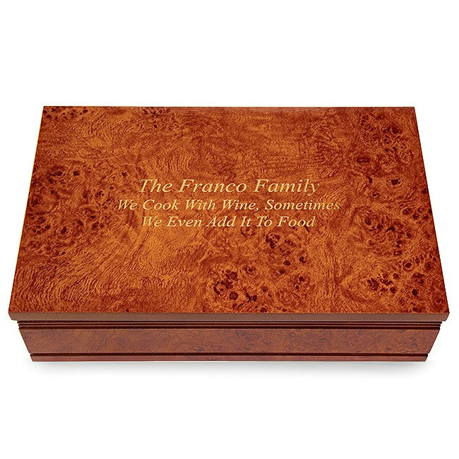 The Wine Enthusiast Personalized Wine Accessory Gift Set