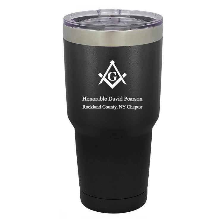 Masonic Emblem Personalized 30 Ounce Tumbler