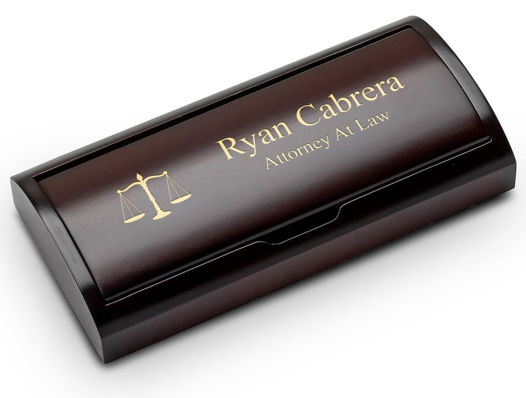 Scales of Justice Personalized Lawyer's Two Piece Pen Set