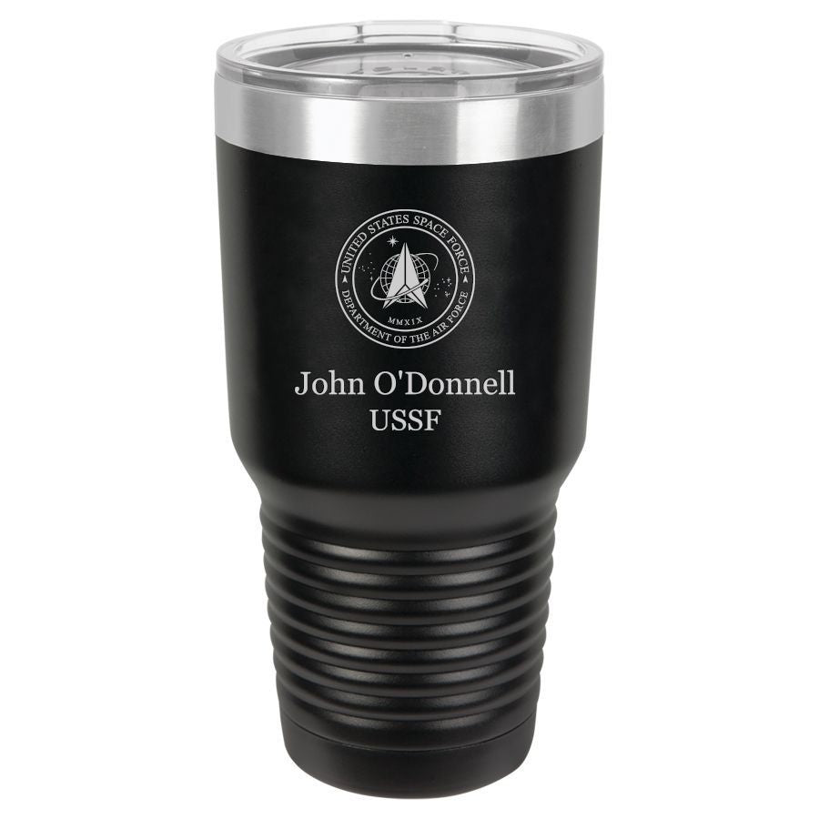 Space Force Theme Personalized 30 Ounce Tumbler