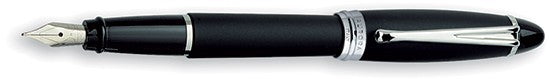 Black & Silver Fountain Pen by Aurora