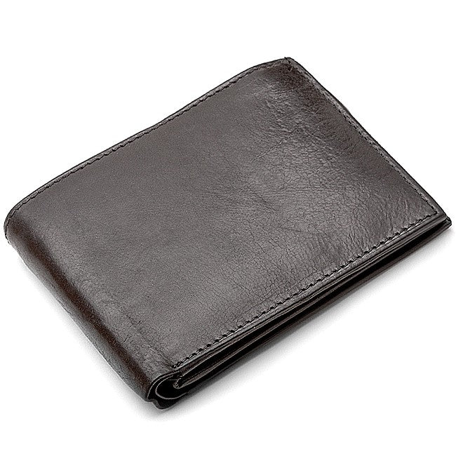 Men's Bifold Wallet with ID & Credit Card Flap - Executive Gift Shoppe