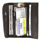 Genuine Leather Ladies Credit Card Wallet & Organizer