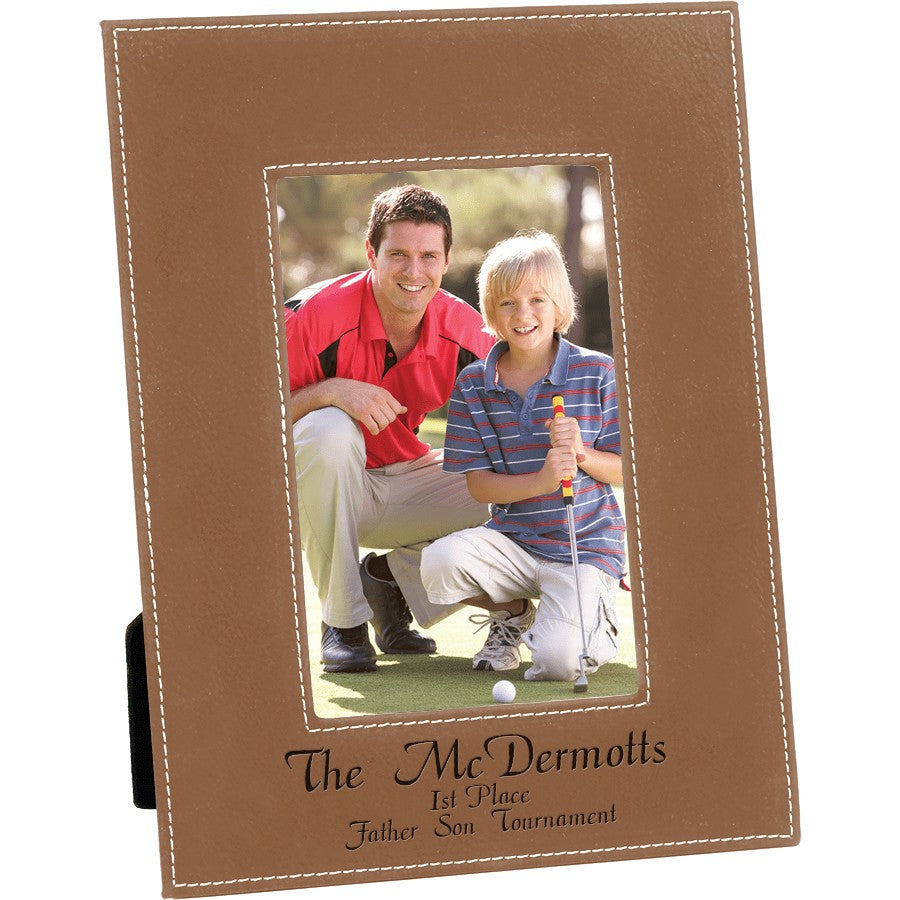 Personalized Dark Brown 5" x 7" Picture Frame