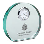 Dentist Personalized Round Crystal Desk Clock